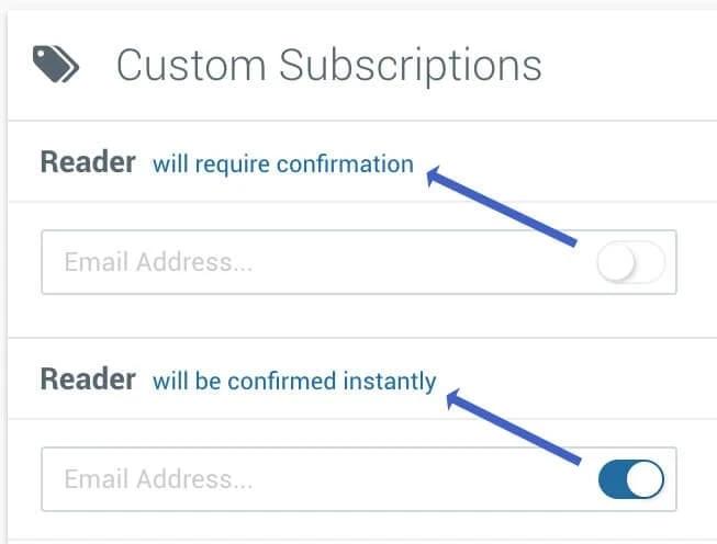 custom subscriptions