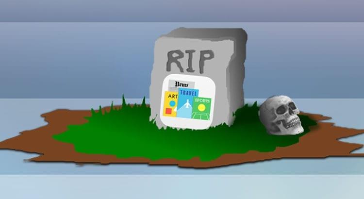 Apple kills newsstand